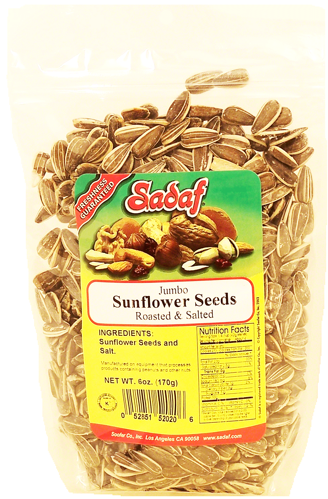 Sadaf  sunflower seeds, jumbo, roasted & salted Full-Size Picture